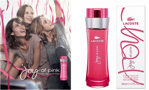 pink of joy lacoste